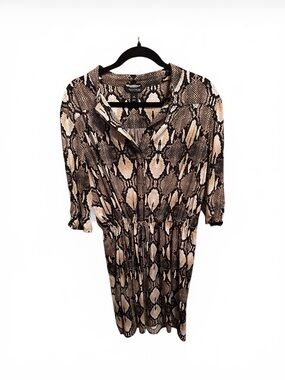 White House Black Market Snake Skin Print Dress